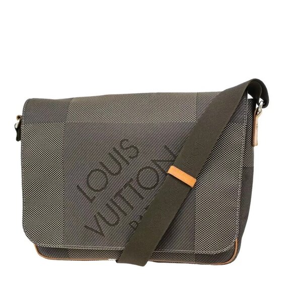 Auth LOUIS VUITTON Petit Messager Shoulder Bag Damier Geant Leather KI - Picture 1 of 16